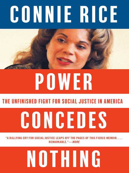 Title details for Power Concedes Nothing by Connie Rice - Wait list